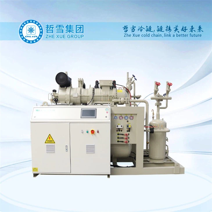 Кондензациона јединица са хлађењем водом са вијчаним компресором за хладну собу